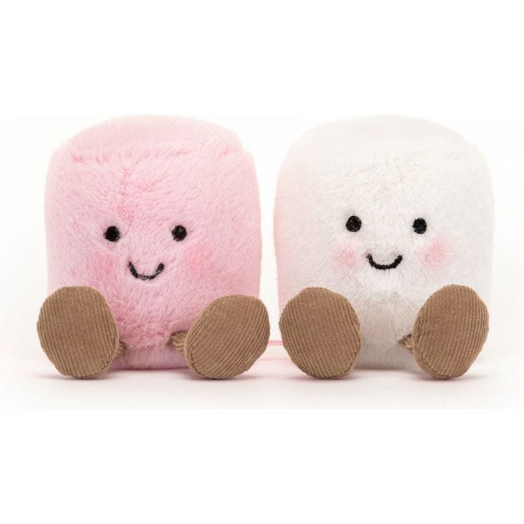 Jellycat, Inc. Plush Amuseable Pink and White Marshmallows