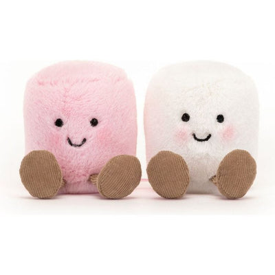 Jellycat, Inc. Plush Amuseable Pink and White Marshmallows